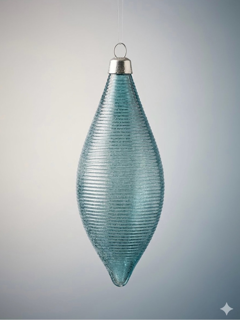 Blue Holiday Ornament